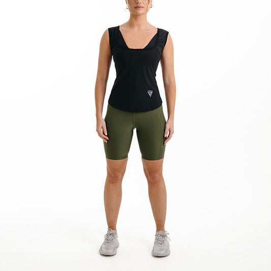RDX Sauna Range 2.0 – Pantalones Cortos Sauna para Mujer