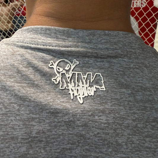 Camiseta de Entrenamiento Gris Knockout Couture