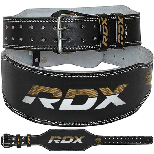 Cinturón RDX de Piel Nubuck 15 cm – Powerlifting