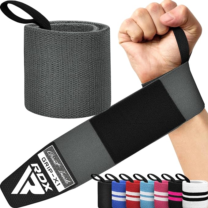 RDX W3 IPL USPA Approved Powerlifting Wrist Support Wraps with Thumb Loops OEKO-TEX® Standard 100 certified