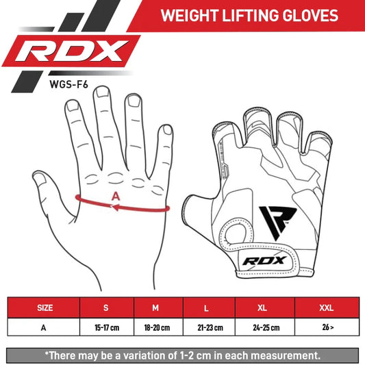 RDX F6 Fitness Gym Gloves