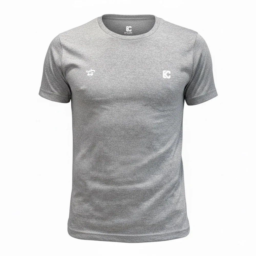 Camiseta de Entrenamiento Gris Knockout Couture
