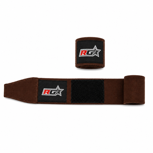 Vendas de Boxeo Marrón Vintage – vista 2