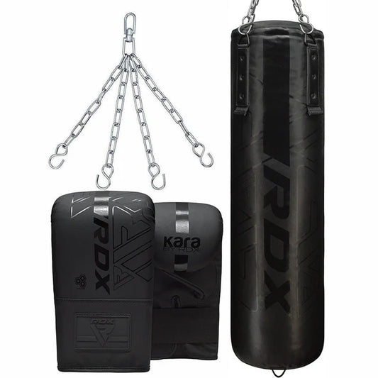 Saco de Boxeo RDX F6 KARA 152 cm con Cadenas y Guantes Gratis