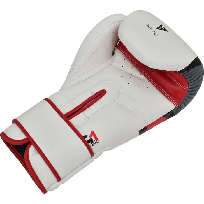 Guantes de Boxeo Blancos RDX EGO F7 - Redglove