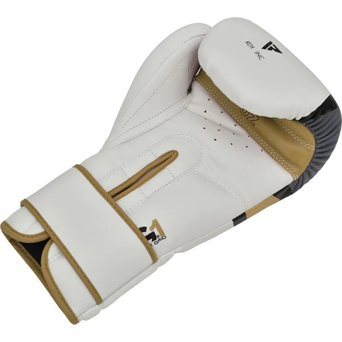 Guantes de Boxeo Blancos RDX EGO F7 - Redglove