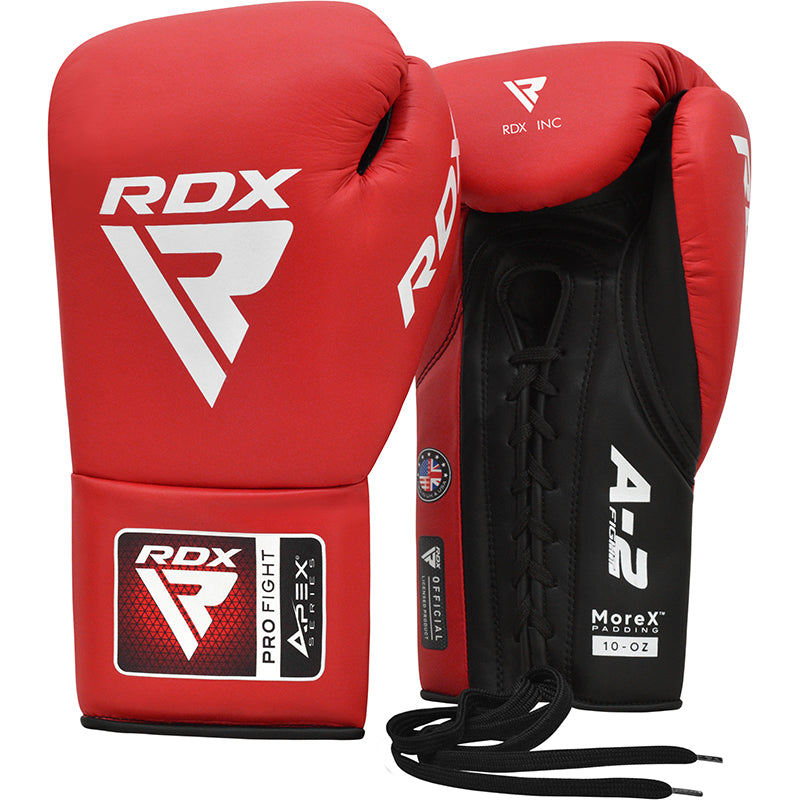 RDX APEX – Guantes de Boxeo de Competición con Cordones