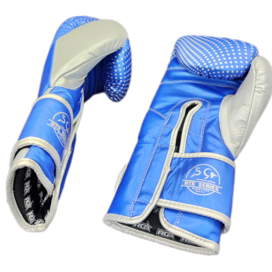 Guantes de Boxeo NTX SERIES - METALLIC bue grey asteroids - Redglove