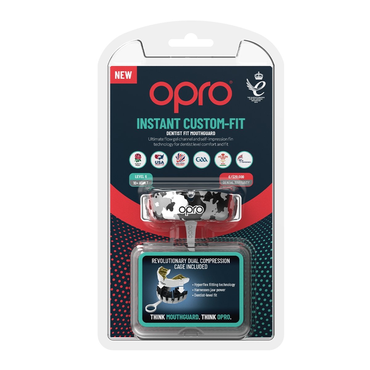 Protector Bucal Profesional Opro Instan Custom Fit Exclusive edition - Redglove 