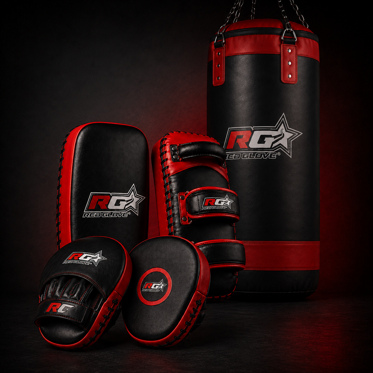 Sacos de Boxeo, Manoplas y Paos.