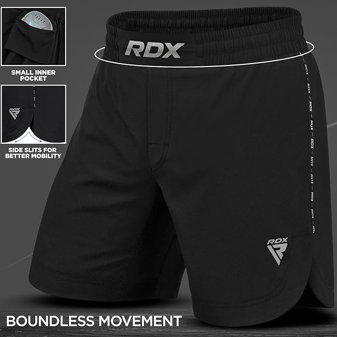 RDX Shorts – Shorts for Kickboxing, Muay Thai, MMA, BJJ and Training 