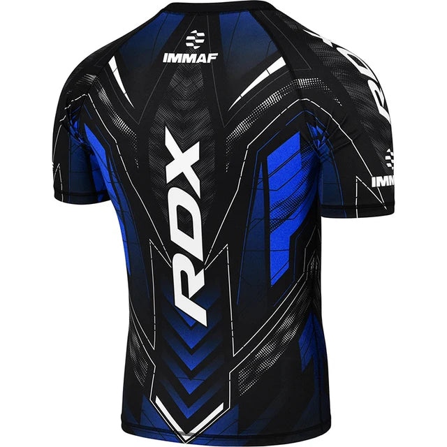 RDX IMMAF  Oficial Camiseta  Azul Entrenamiento