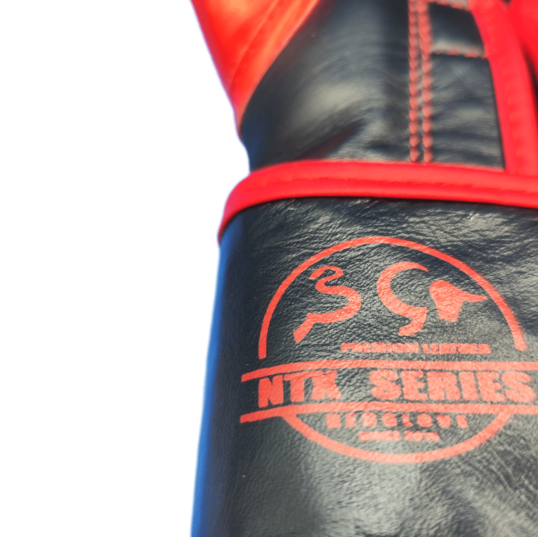 NTX SERIES Boxing Gloves - Black Red Edition 