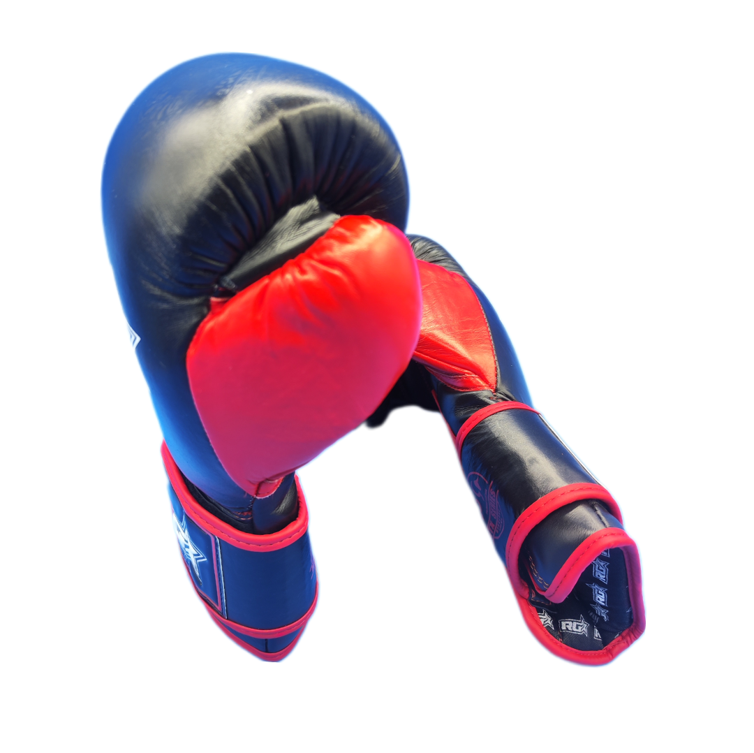 NTX SERIES Boxing Gloves - Black Red Edition 