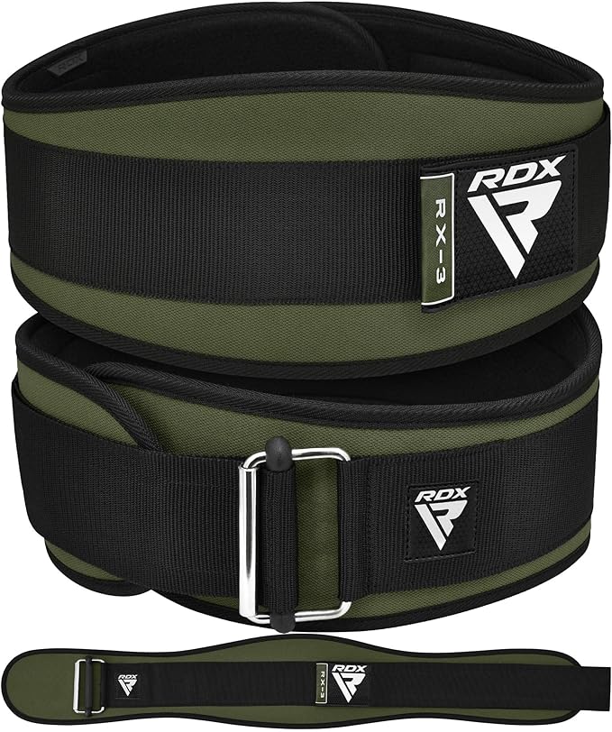 RDX 6.5” Gimnasio Cinturón Musculacion Entrenamiento Peso Belt para Halterofilia Powerlifting Fitness Gym , Hombre Mujer