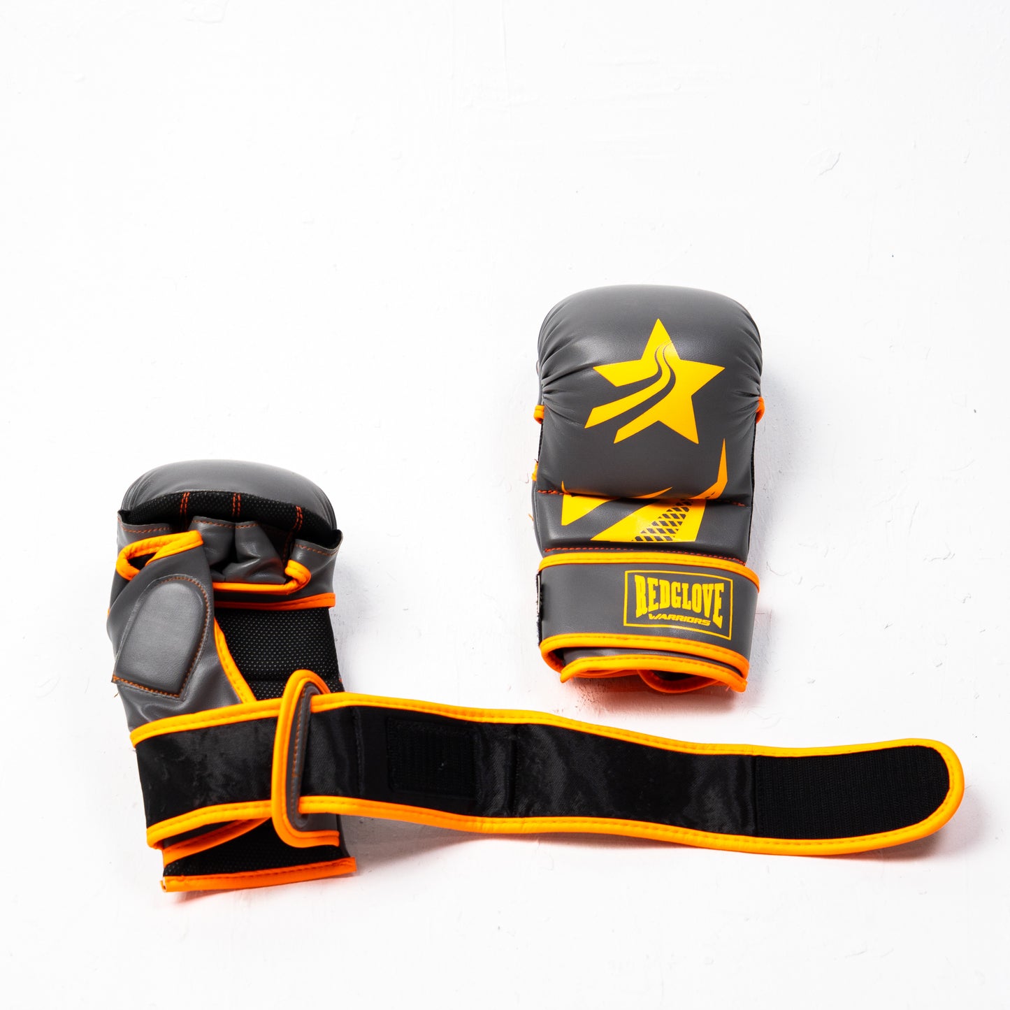 Guantillas MMA Revolution Pro - Orange Grey