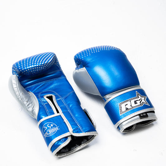 Guantes de Boxeo NTX SERIES -  METALLIC bue grey asteroids