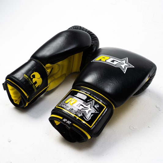 Guantes Kick Boxing Muay thai   - RAM MUAY SERIES - yellow black