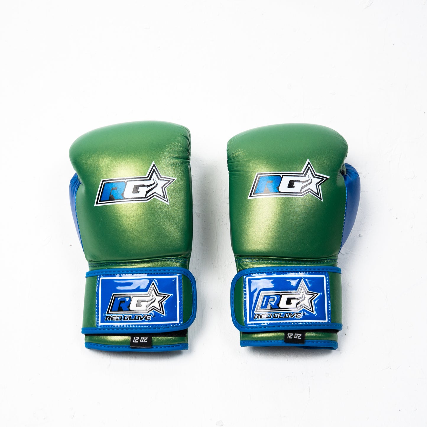 Guantes de Boxeo NTX SERIES -  METALLIC  green blue