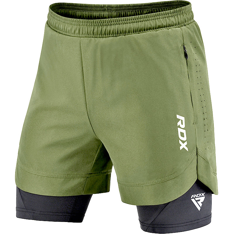 T16 2-in-1 Compression MMA Shorts