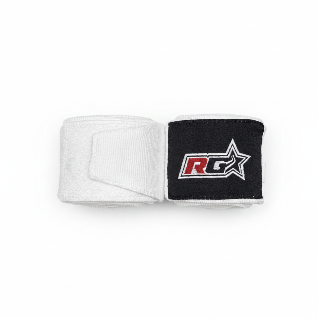 Vendas de Boxeo Blancas Snow – vista principal