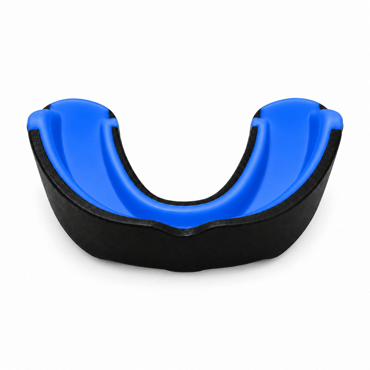 Bucal incluido en el Pack NTX Blue Orange: Guantes + Bucal BK Premium Negro/Azul