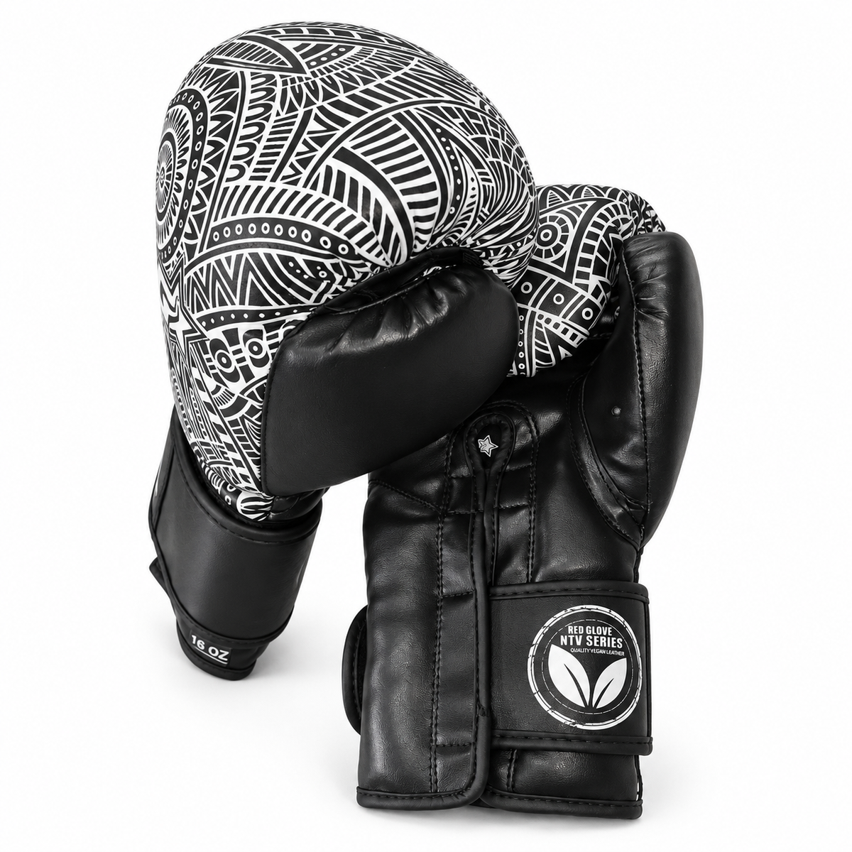 Detalle interior de los guantes de boxeo Maori