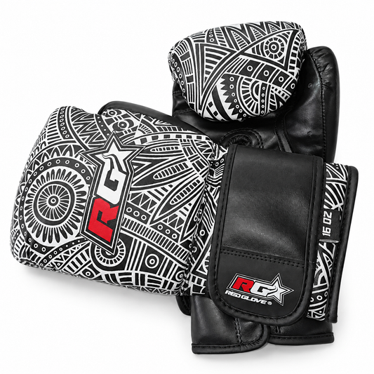 Guantes de boxeo Maori en perspectiva