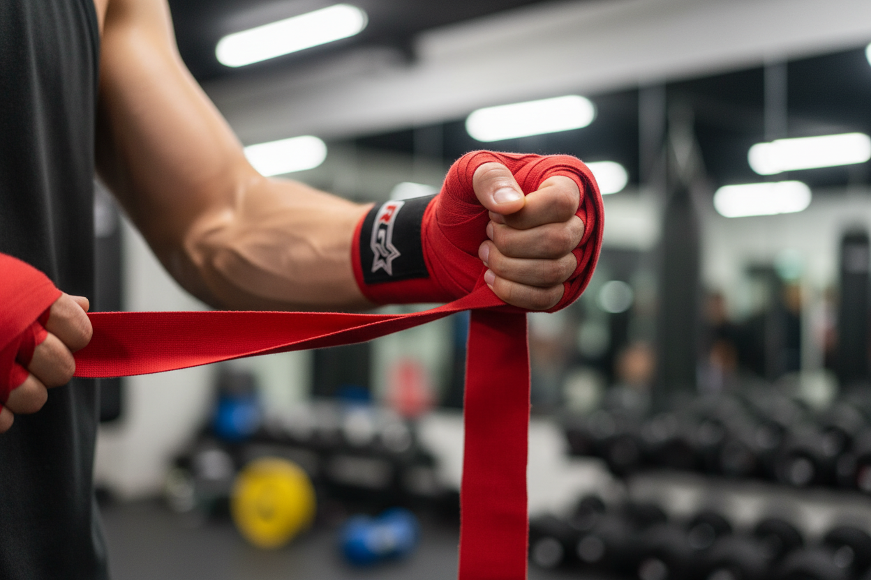 Red Boxing Bandages