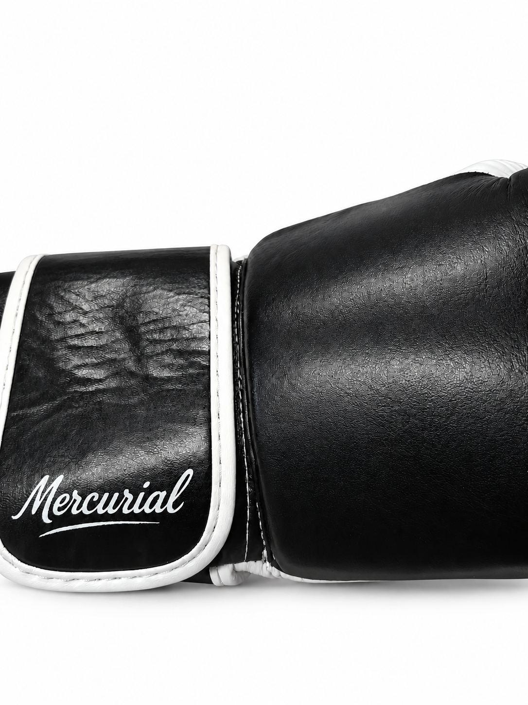 Guante de Boxeo Mercurial negro - detalle de muñeca