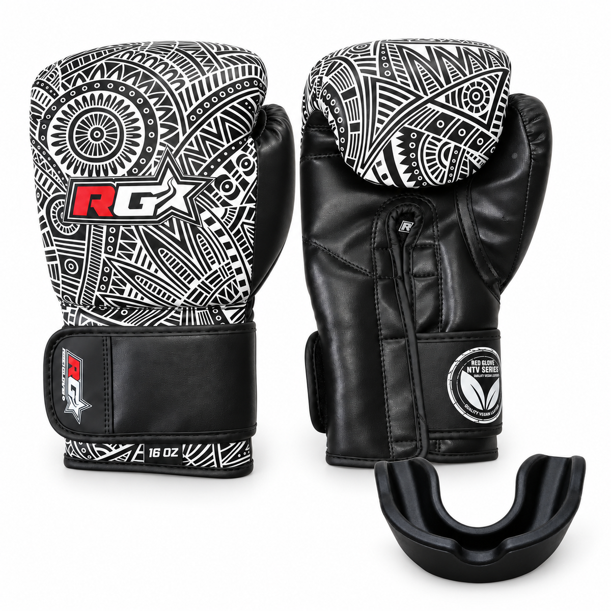 Pack Maorí: Guantes + Bucal P1 — guantes y bucal incluidos, composición con las fotos originales