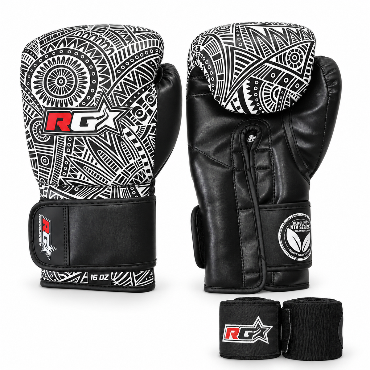 Pack Maorí: Guantes + 1 Par de Vendas a Elegir