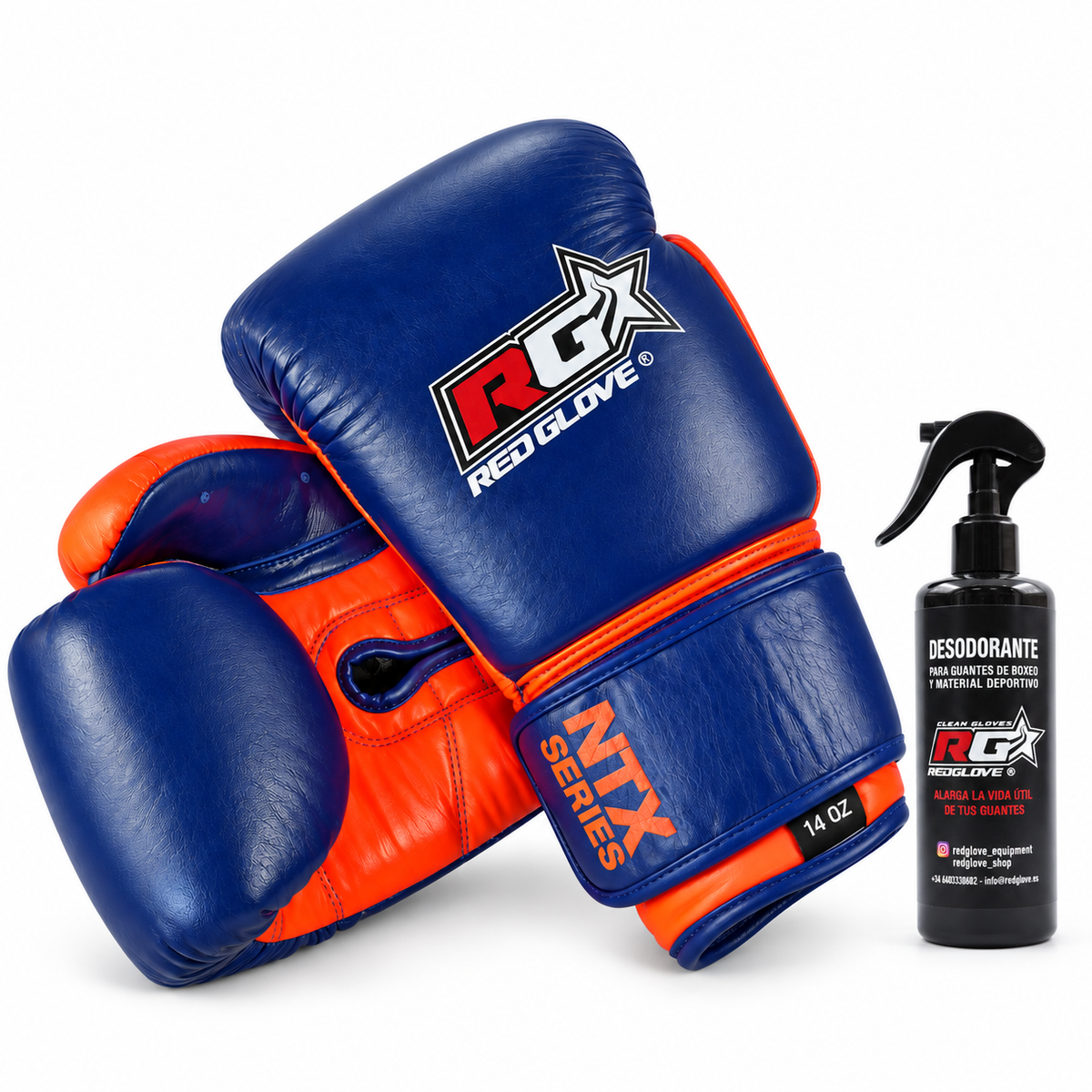 Pack NTX Blue Orange: Guantes + Desodorante
