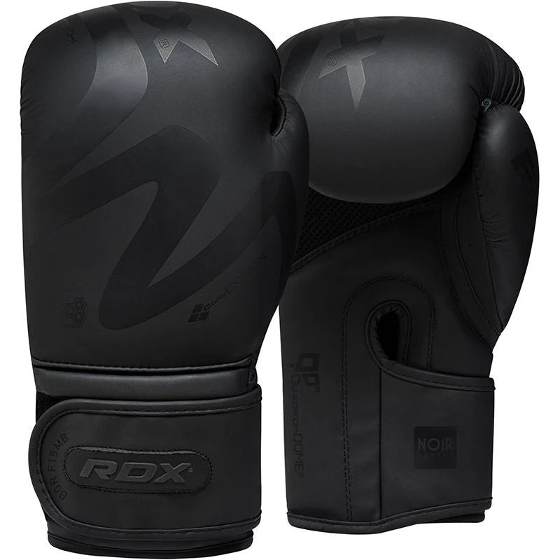 Guantes de Boxeo Negros RDX F15 Noir - Redglove 