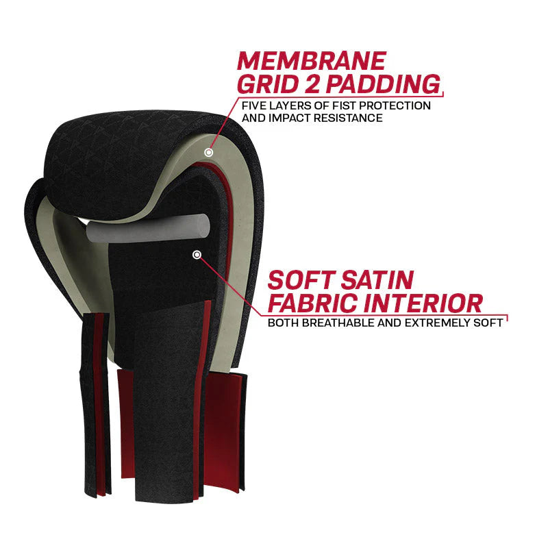 Guantes de Boxeo Doble Cierre RDX SERIE F4 - Redglove 