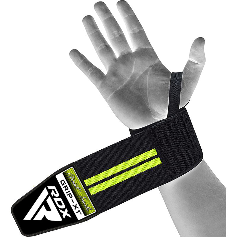 RDX W3 IPL USPA Approved Powerlifting Wrist Support Wraps with Thumb Loops OEKO-TEX® Standard 100 certified