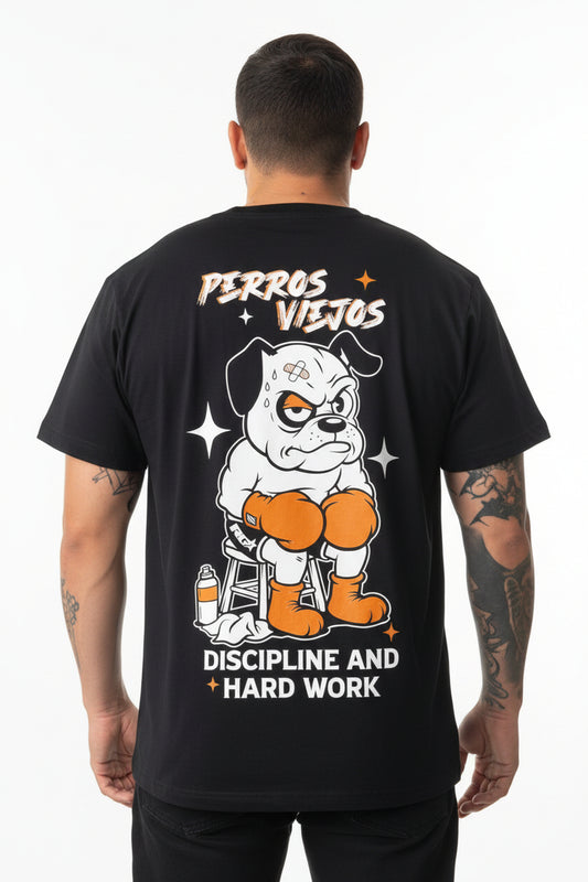 Camiseta Hombre/Unisex RG Perros Viejos - Negro