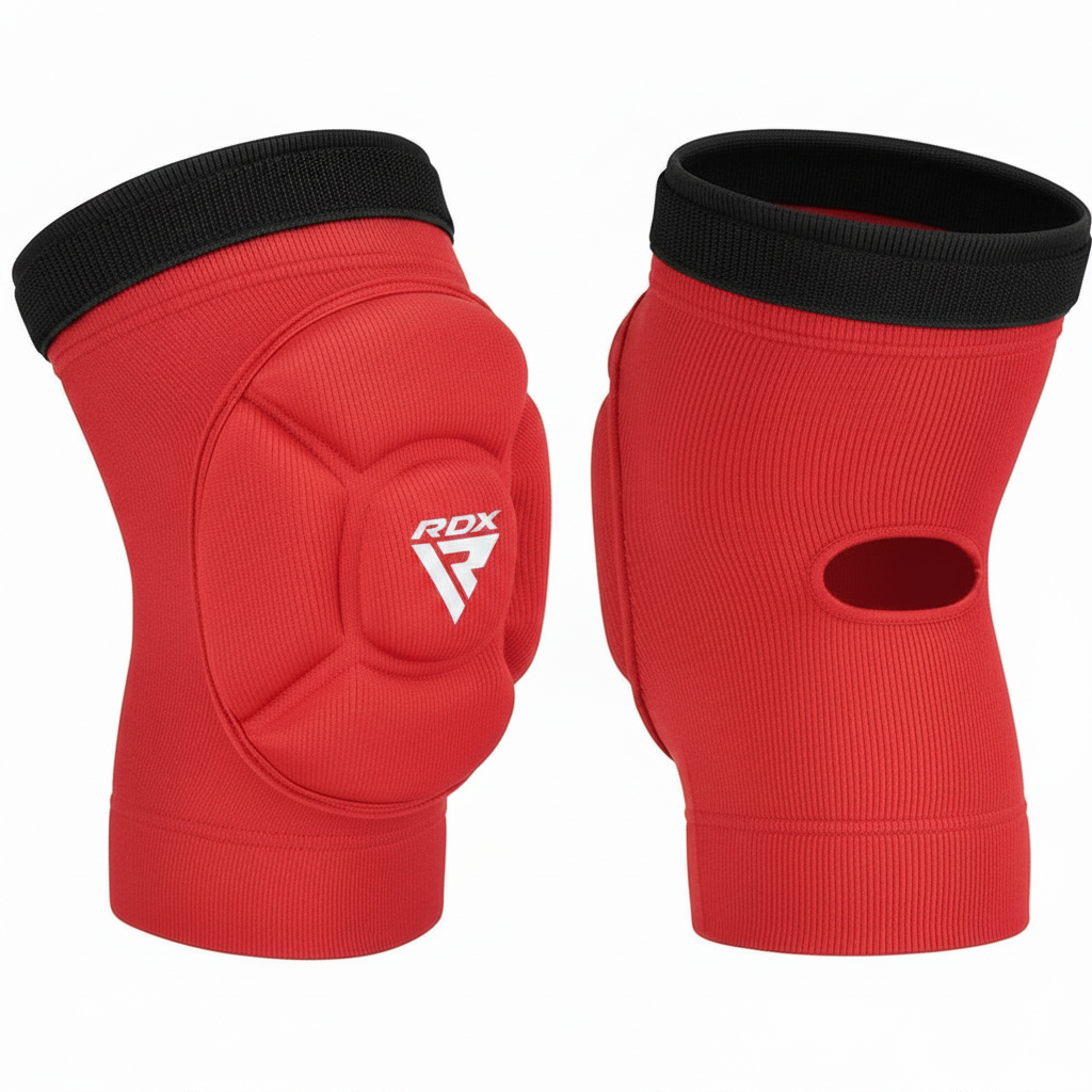 Rodillera Roja logo blanco