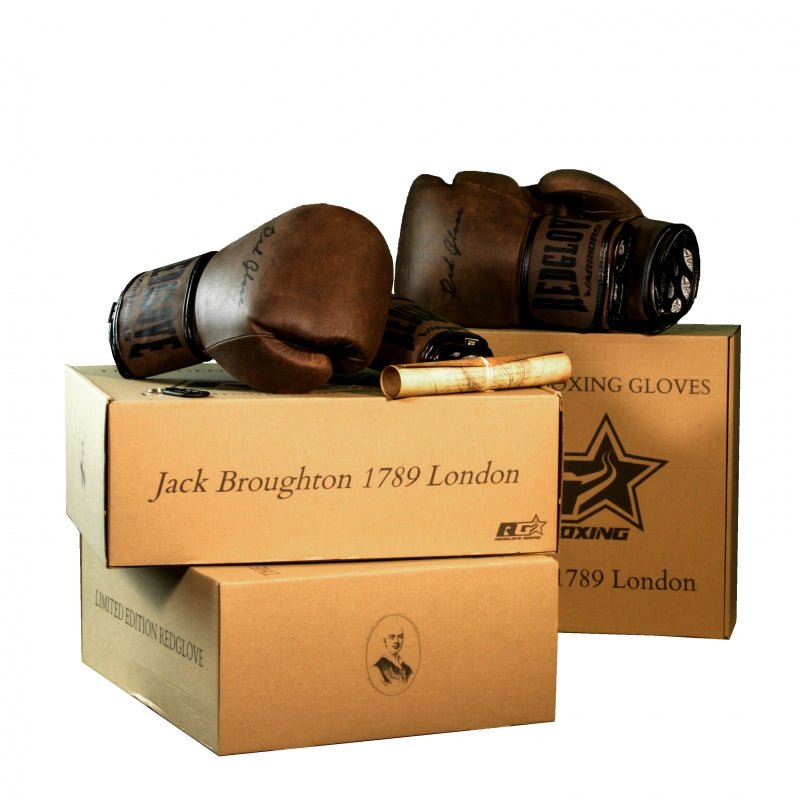 Guantes de Boxeo Vintage RG Jack Broughton - Redglove 