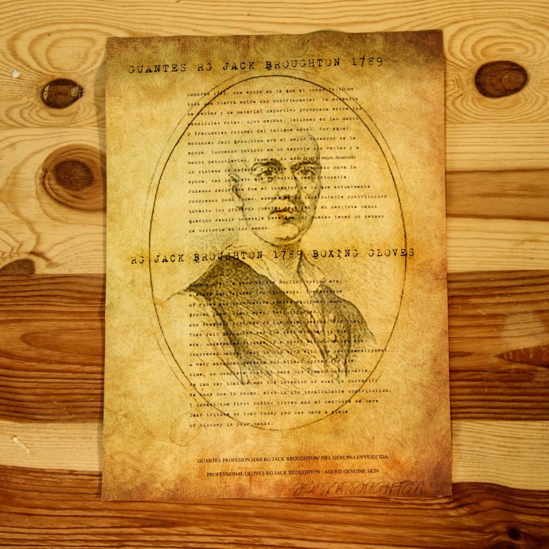 Guantes de Boxeo Vintage RG Jack Broughton - Redglove 